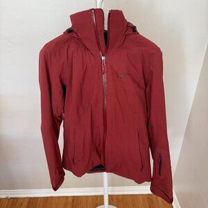 Arc'teryx Tiya Women's Insulated Ski/Snowboard Jacket, Size Small, Red